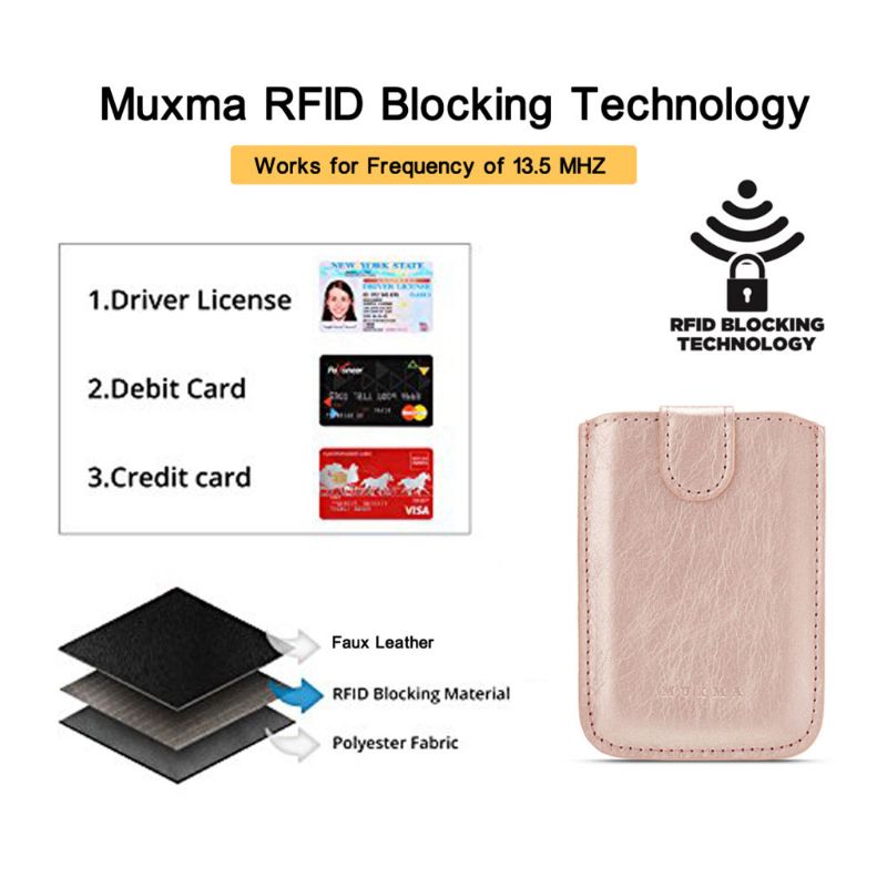 Fashion New Men Women PU Leather Wallet Card Holder Bag Adhesive Holder Case Pouch Sticker for Cell Phone 5 Card Pockets