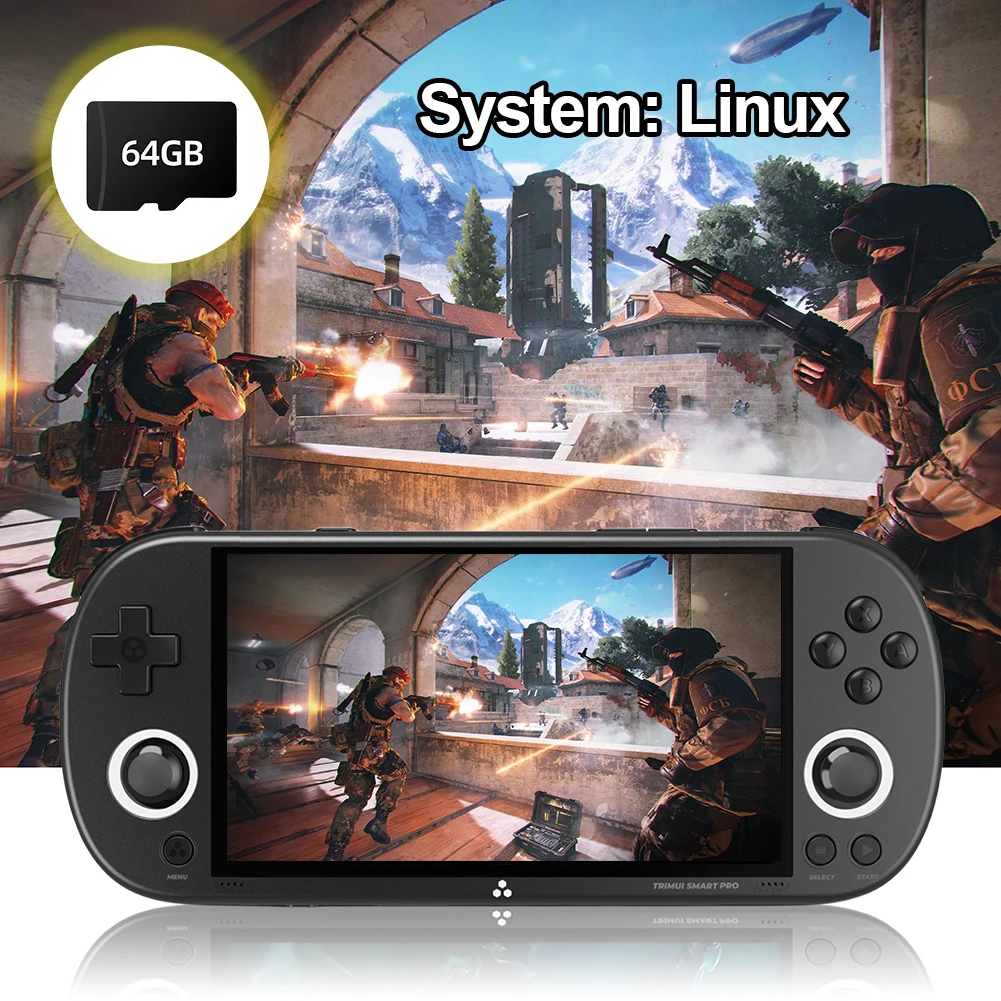 64/128/256GB Game Storage Card Built-in 10000+/20000+/30000+ Game Gaming Memory Card for TRIMUI Smart Pro