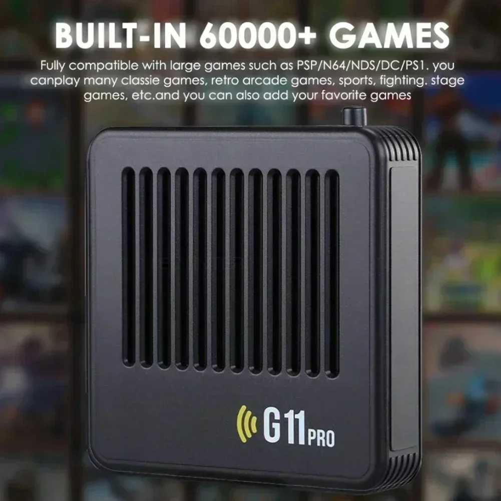 Video game console G11 Pro 4K HD 2.4G 256GB wireless controller with built-in 60000 Game Emulec 4.3 S905X2 dual system home game console Y241109