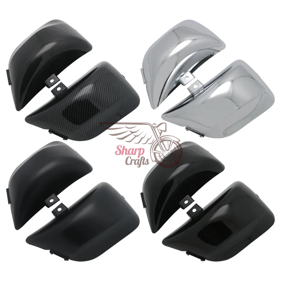 Motorcycle Accessories ABS Plastic Side Fairing Battery Covers For Yamaha Virago 535 400 XV535 XV400 1987-2023