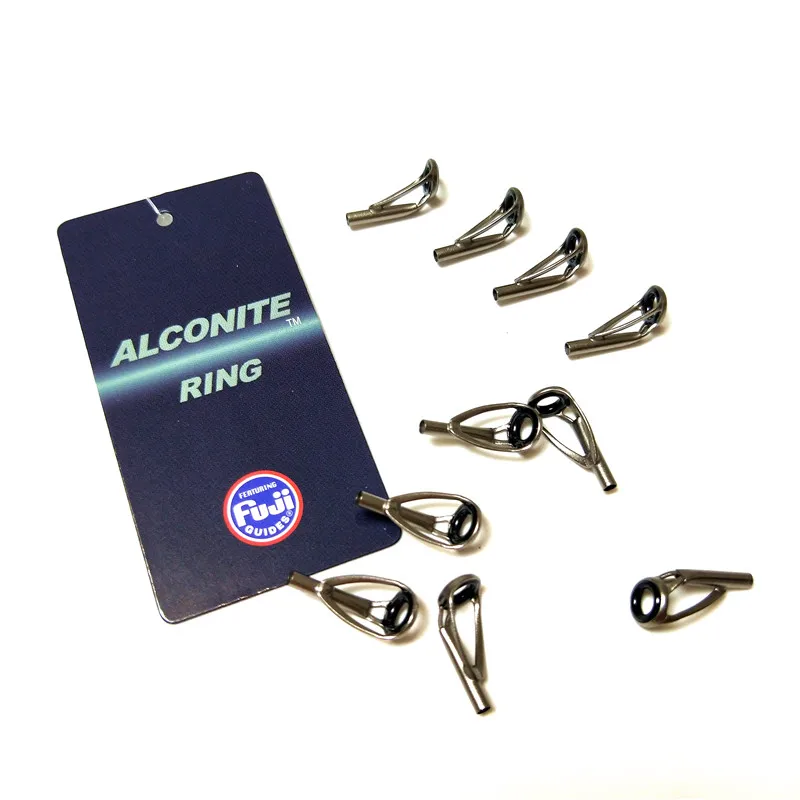 BRWi&Wa Fuji LGAT pointed top guide rails are both suitable for repairing 2 pieces of saltwater spinning and cast rod components