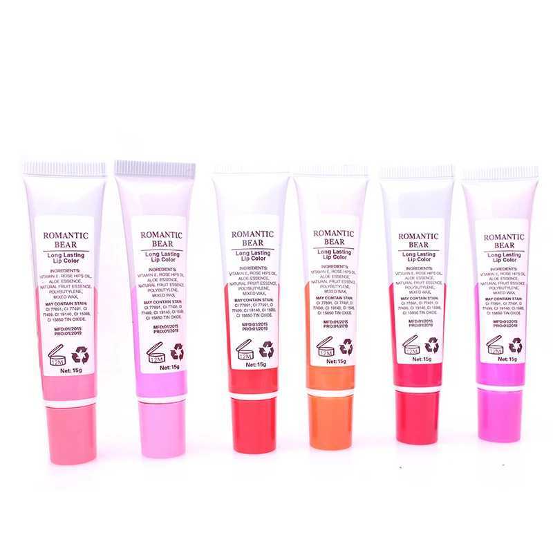 6 Colors Tattoo Magic Color Lip Stain Tint Long Lasting Lip Gloss Sets for Women Peel Off Colored Matte Sexy ColorXJ250208