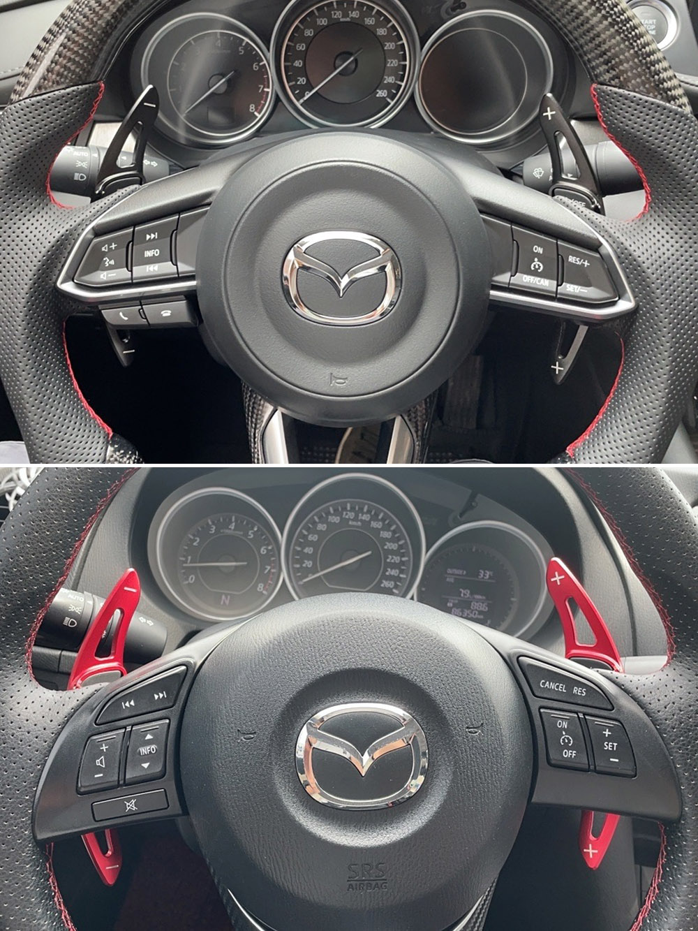 DL 2 For Mazda Mazda 3 Atenza BM BN 6 GJ CX-3 DK CX-5 KF CX9 TC Skyactiv-CNG Sport Car Steering Wheel DSG Shift Paddle Extension smile CX-