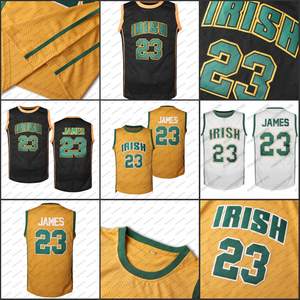 #23 JAMES Men's Basketball Jersey Sweatshirt - Embroidered Movie Mesh Sleeveless Stitched Spot Goods Jerseys Breathable Slight Stretch Polyester