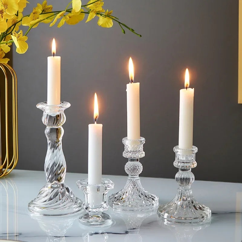 Candlestick Holders Table Centerpiece Glass Candle Holder Wedding Centerpieces Tables H260310