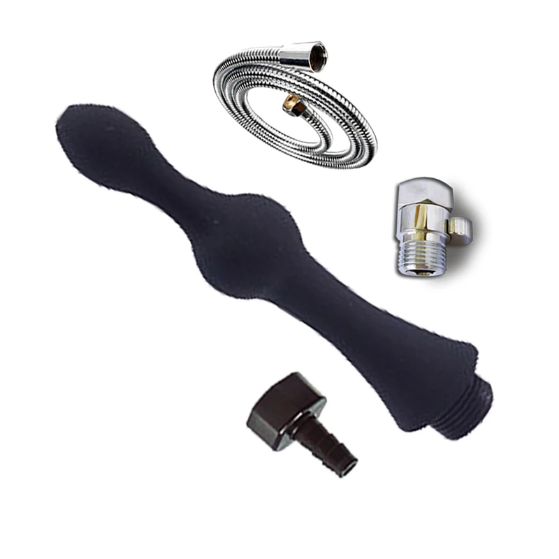 WETIPS Silicone Shower Enema Anal Cleaning Anus Cleaner Douche Lavativas Nozzle Toilet Bidet Shower Bidet sprayer Enema Washer
