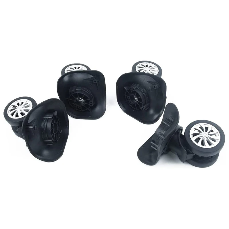 4pcs Luggage Accessories Universal Wheel Luggage Universal Wheel Accessories Luggage Repair Wheel