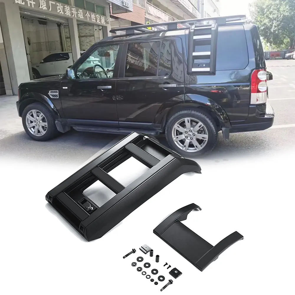 Car Roof Racks For Land Rover Discovery 4 3 LR4 2010-2017 Roof Rack Rail Luggage Boxes Small Bag Side Folding Ladder Box