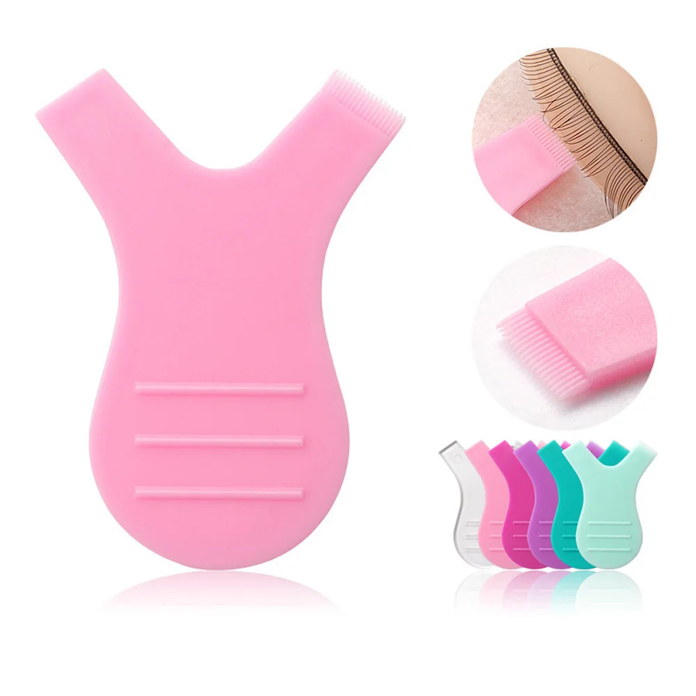 Mascara Plastic Pcs Brush Reusable For Cleaning Eyelashes Hair Curler Y Shaped Grafted Makeup Tools