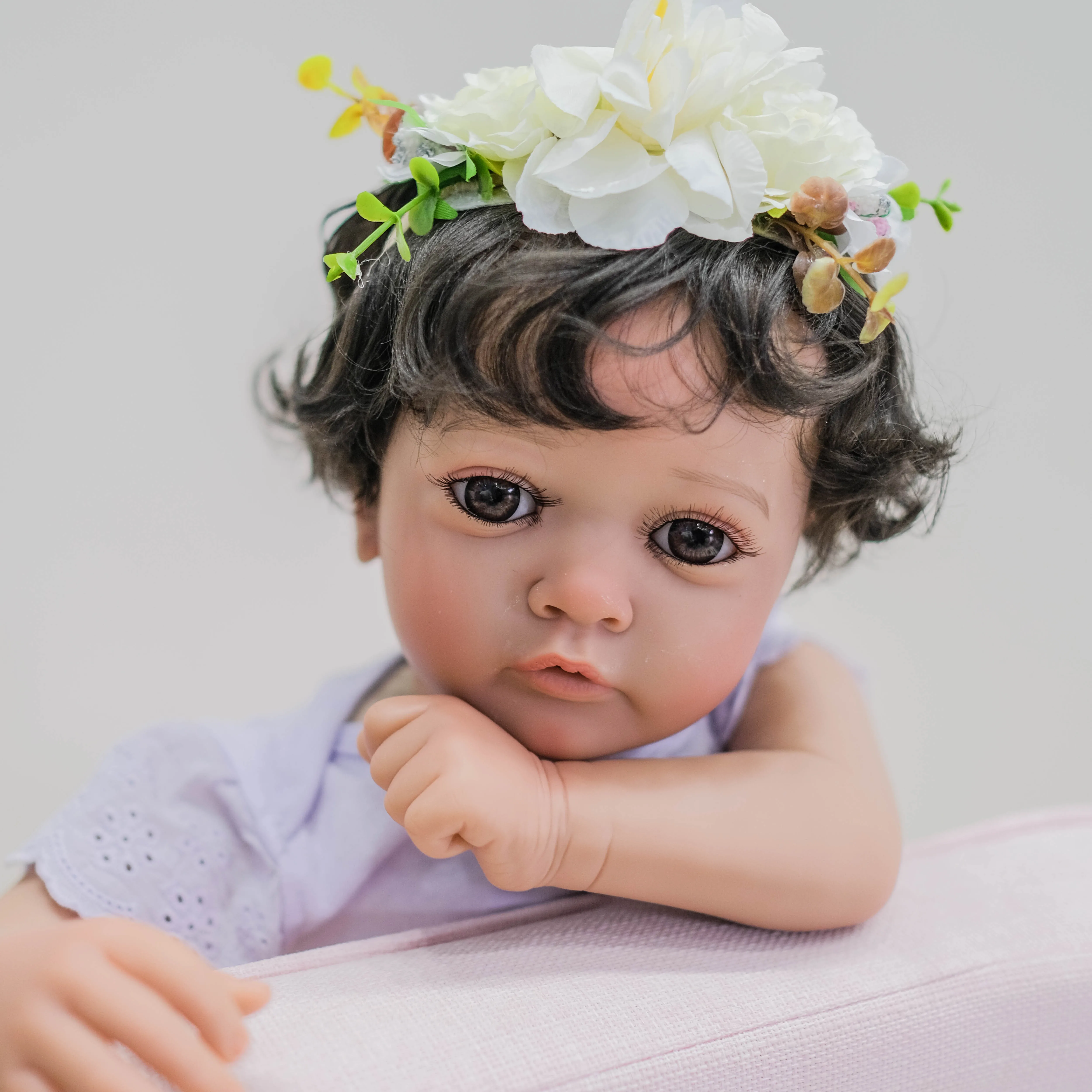 NPK 23inch Reborn Toddler Doll New Popular new Ayana Hand Root Hair 3D Skin Visible 2025 Veins High Quality Art Doll