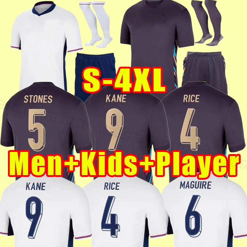 2024 2025 STERLING soccer jerseys KANE RASHFORD SANCHO GREALISH MOUNT FODEN HENDERSON SAKA Englands 24 25 national kids fans player version 3XL 4XL