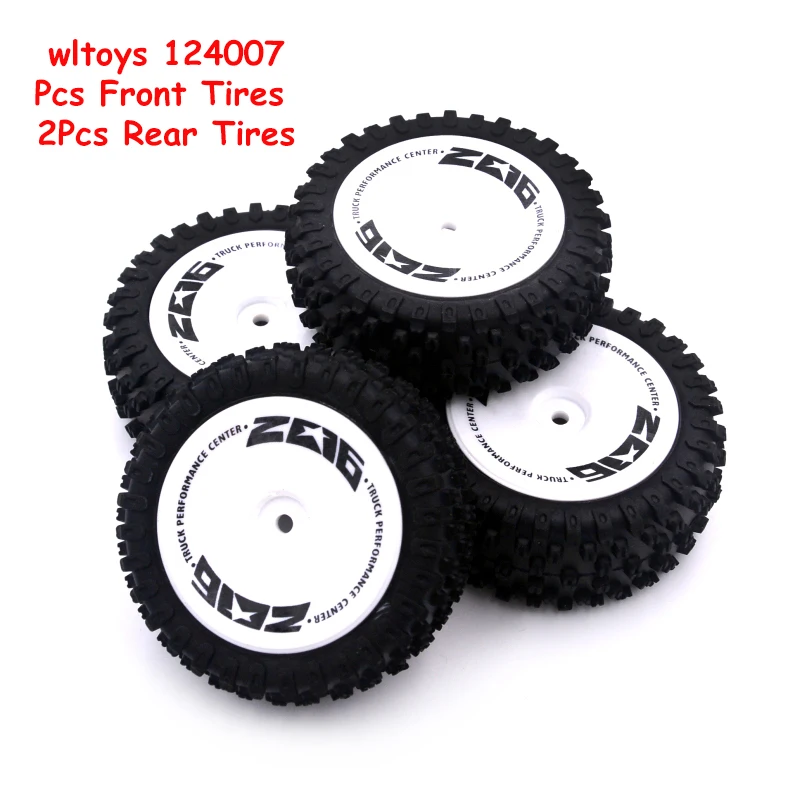 RC Car Wheels Orginal Tires for WLtoys 124016 124017 124019 124018 144001 144010 Remote Control Car Upgrade Parts Rubber Tyre