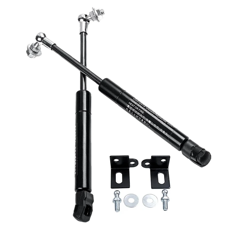 Front Engine Cover 2Pcs Bonnet Hood Gas Strut Bars Gas Spring Shock Lift Support Rod for Tiguan 1 2010-2017 smile