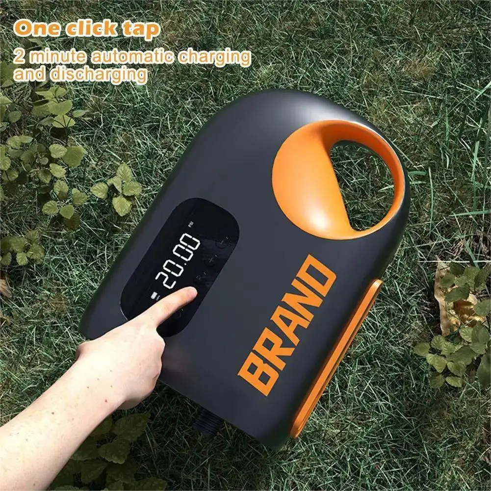 20 PSI Protable Air Pump Inflatable Sup Pump Electric Inflatable Deflatable Air Inflator for Outdoo Paddle Board Boat Kayak