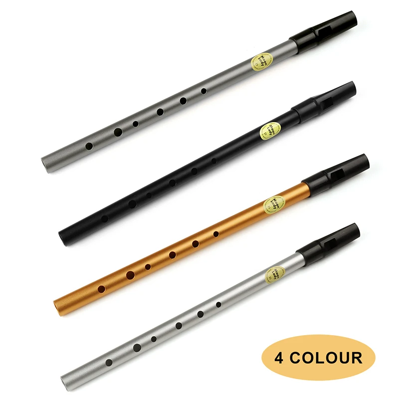 Key 6 D MoonLady Holes Metal Flute Irish Tin whistle Flute Ireland Woodwind Musical Instrument Flauta Mini Pocket Penny Whistle smile