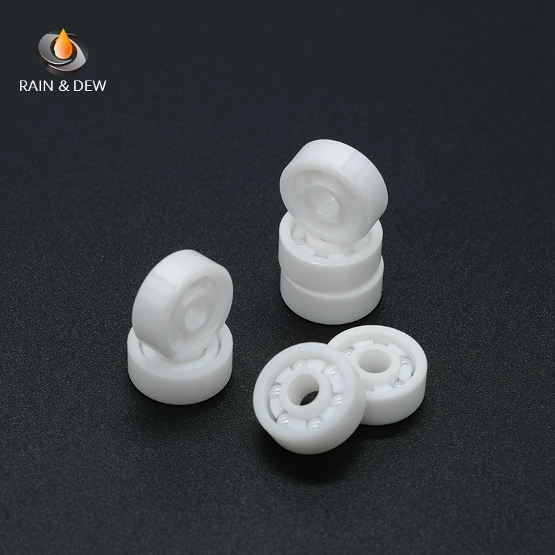 1Pcs Zirconia Ceramic Bearing ABEC-9 3x10x4 5x11x4 3x8x4 5x10x4 4x9x4 3x6x2.5 4x7x2.5 5x8x2.5 5x9x3 4x10x4 6x10x3 7x11x3 6x12x4