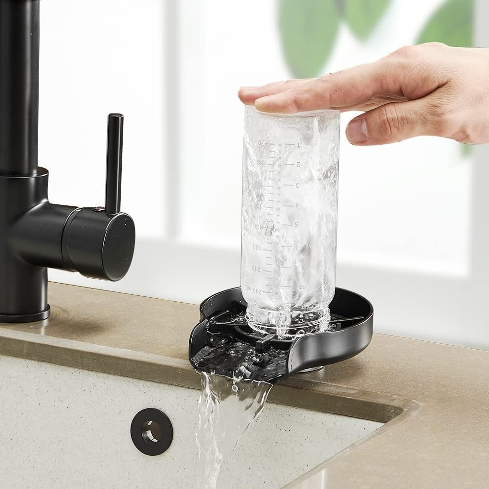 New glass washer home cup cleaning cup washing machine bar cup washer stainless steel cup washers gold five leaves