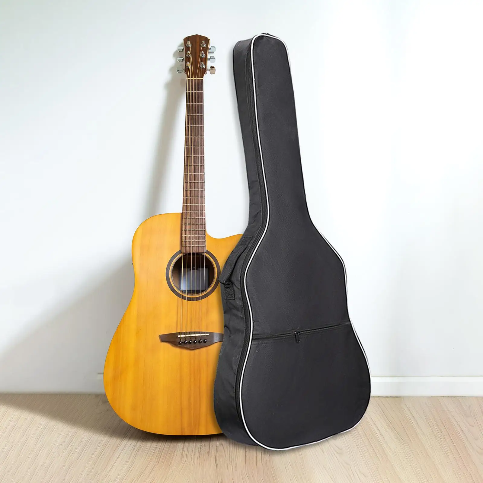 Acoustic Guitar Bag Acoustic Guitar Case with Pocket for Accessories Dustproof Padded Portable Gig Bag for Acoustic Guitars