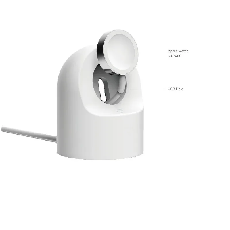 Charger Stand Mount Silicone Dock Holder for Apple Watch Series 4/3/2/1 44mm/42mm/40mm/38mm Charge Cable