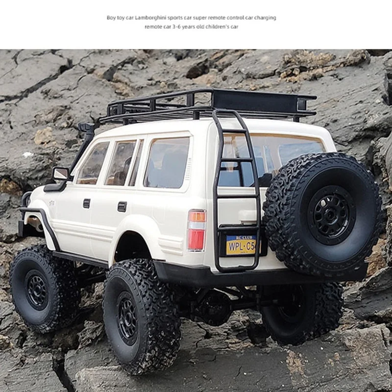 WPL C54 RC Car Crawler 2.4G Simulate Full Scale Rc Arabalar Off Road Vehicle WPL 4WD Climbing Monster Trucks Juguetes Kids Gifts