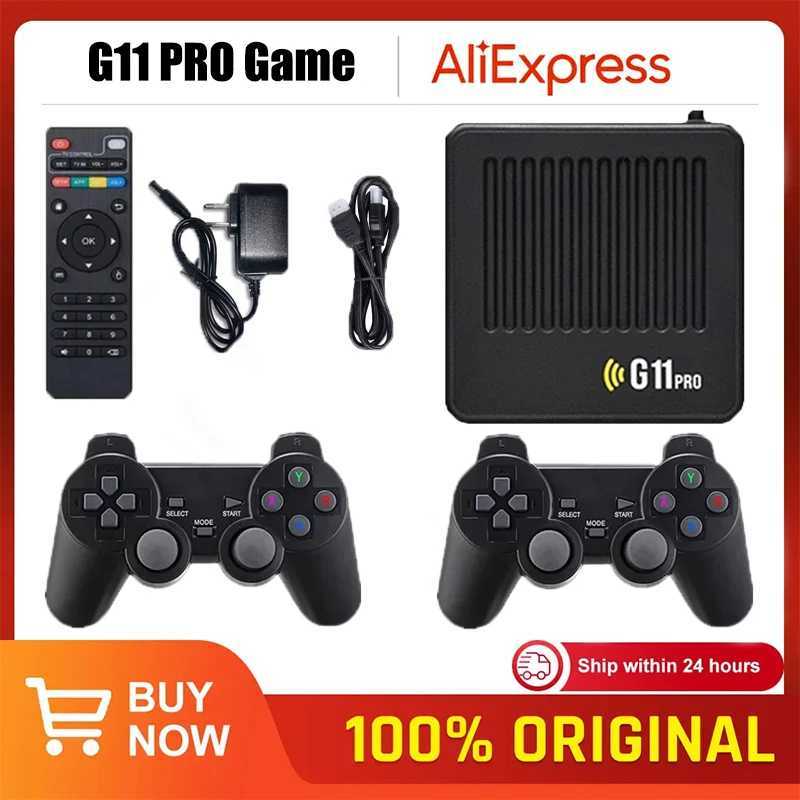 Video game console G11 Pro 4K HD 2.4G 256GB wireless controller with built-in 60000 Game Emulec 4.3 S905X2 dual system home game console Y241109