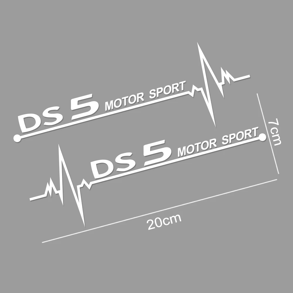 2PCS Car Side Window Stickers Vinyl Film Decals Auto Tuning Accessories For Citroen new DS3 Cabrio DS4 2025 DS5 Prestige 5LS DS6 DS7