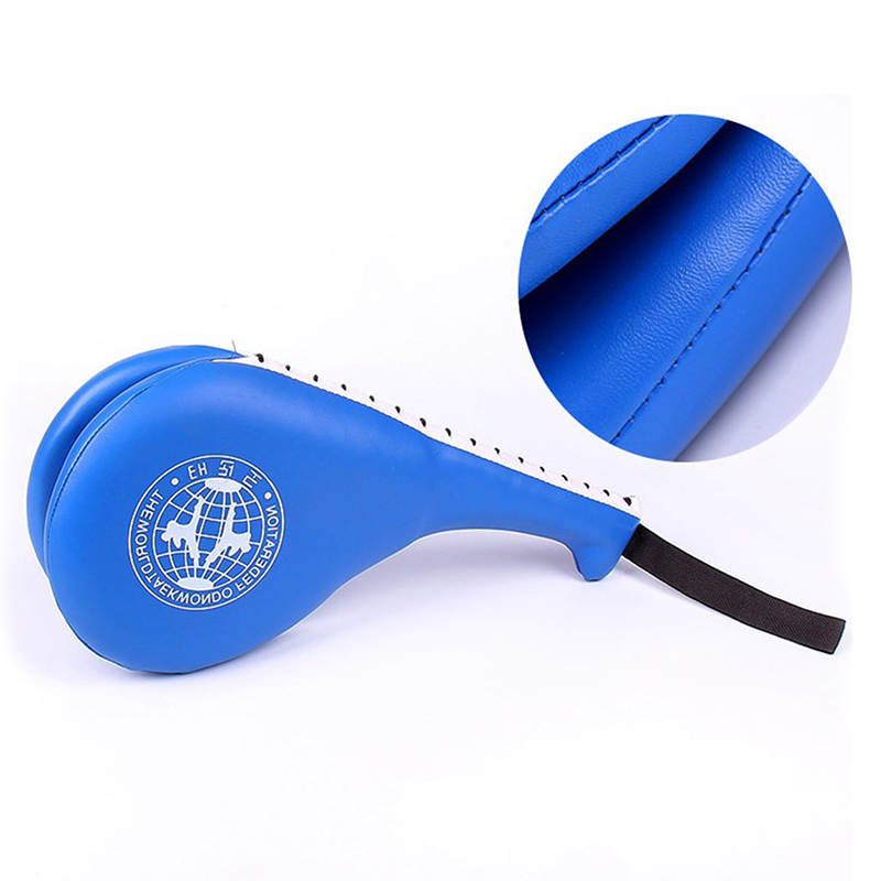 1PC Kids Training Practise Leather Hitting Children Taekwondo Kick Pad Target Karate Boxing Safety Equipment 19*39cm