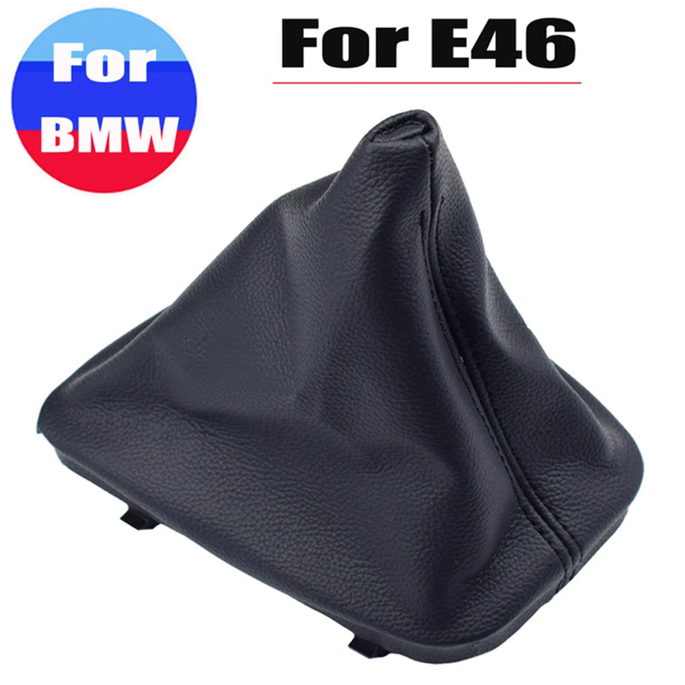 E36 For E30 E39 E46 E81 E82 E87 E88 E90 E91 E92 E93 Gear Shift Knob Lever Stick Pen Gaiter Boot Cover Case Collar PU Leather smile