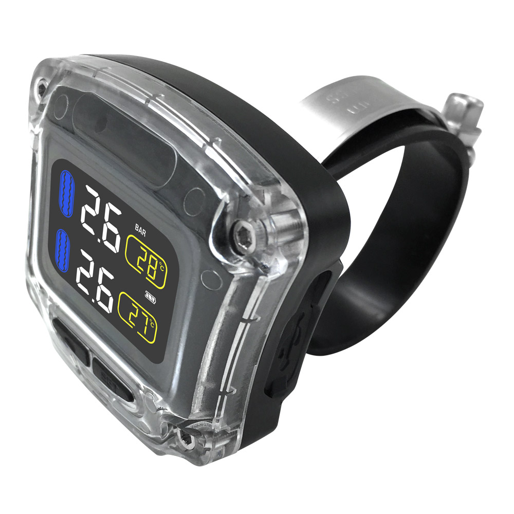 MOTO TPMS Motorcycle Motorbike LCD new Screen Display Tire Pressure Monitoring 2025 System Support Real-Time And Temperature