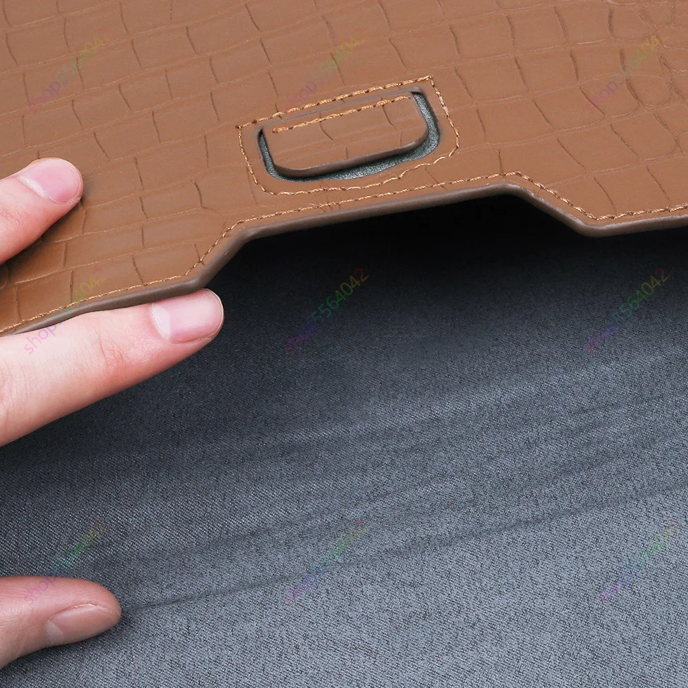 ddmysmile Laptop Sleeve Case Leather For Microsoft Surface Pro 9/8/X 13 Inch Pro 7/6/5/4 12.3'' Notebook Bag With Stand For Book Air 13 Smil