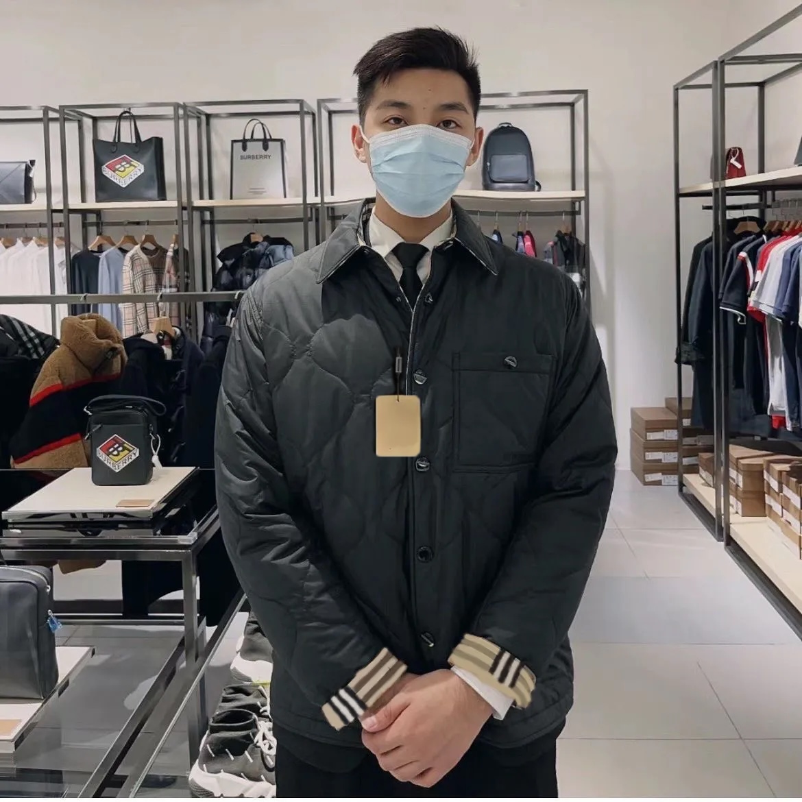 Designer Puffer jacket Plaid Down Design Stripe coat Men jacket winter Jacket Classic Coat Pocket Jackets trench coat clothes jacket men