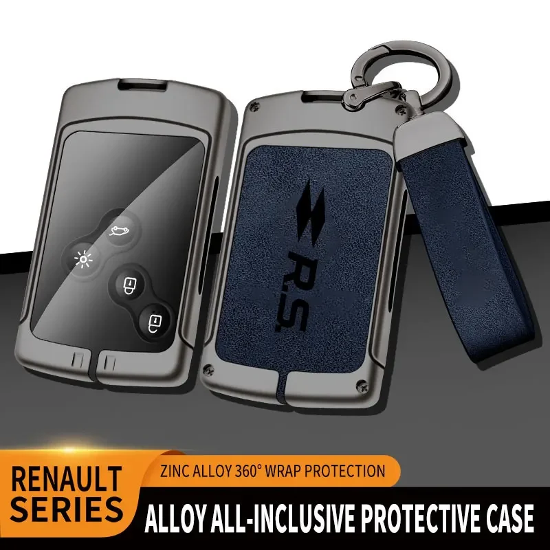 Zinc Alloy Car Key Cover Case new Shell For Renault Duster Captur 2025 Clio Logan Megane 1 2 3 Koleos Scenic For Renault RS Key Holder