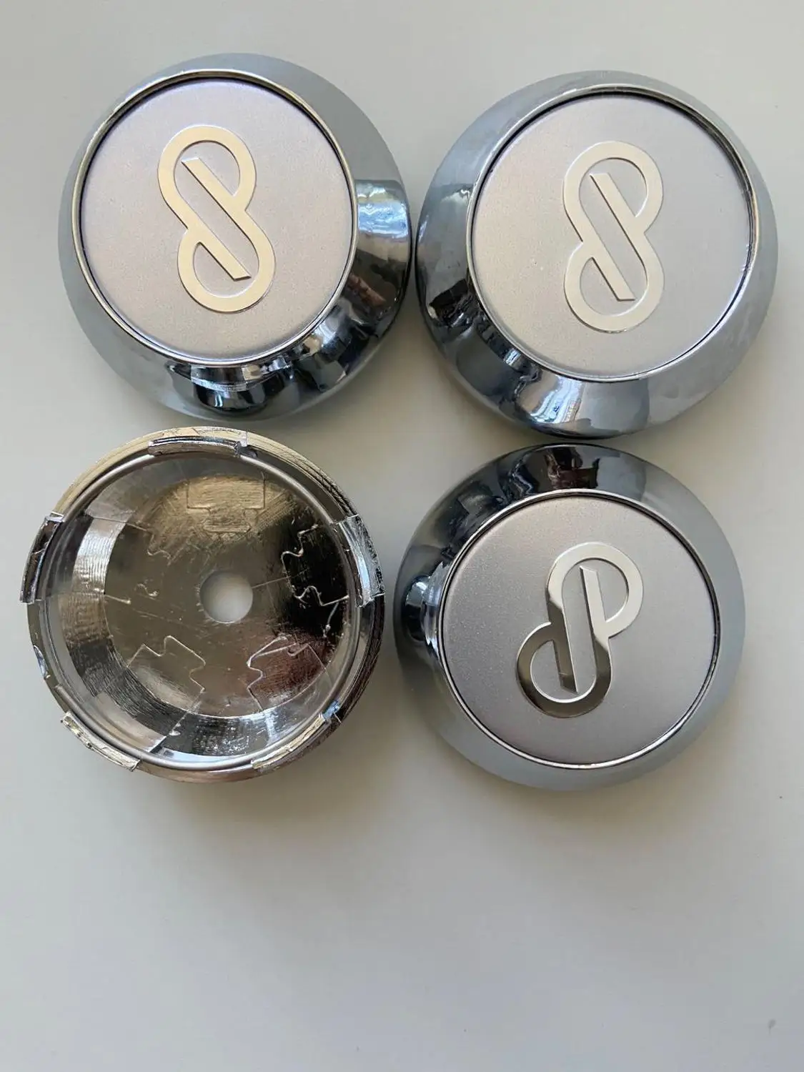 65MM Car Wheel 4PCS/Lot Center Hub Caps for ENKEI Emblem chrome smile