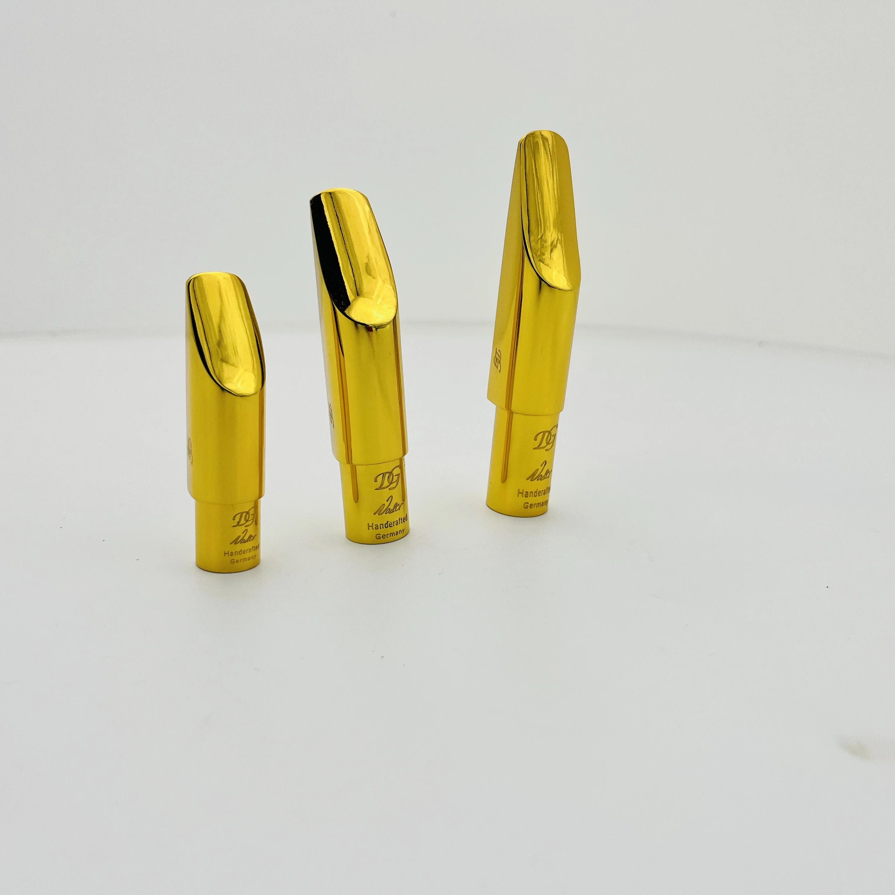 Metal Sax Mouthpiece DG Alto Soprano Tenor 5 6 7 8 9 Golf Plated Saxophone Mouthpiece Woodwind Interstument smile