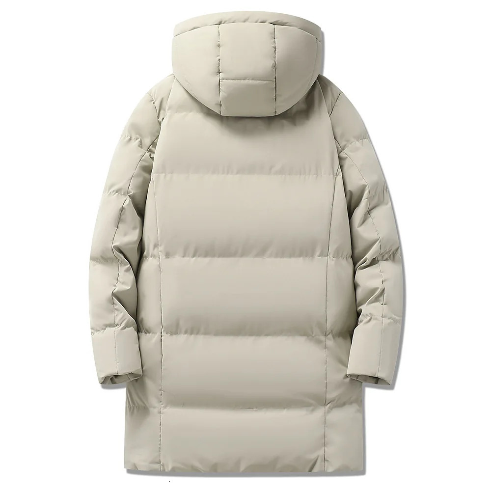 Plus Size 7XL Parka Mens Waterproof Graphene Lining Winter Warm Thick Cotton Pad Long Jacket Windproof Coat 241108