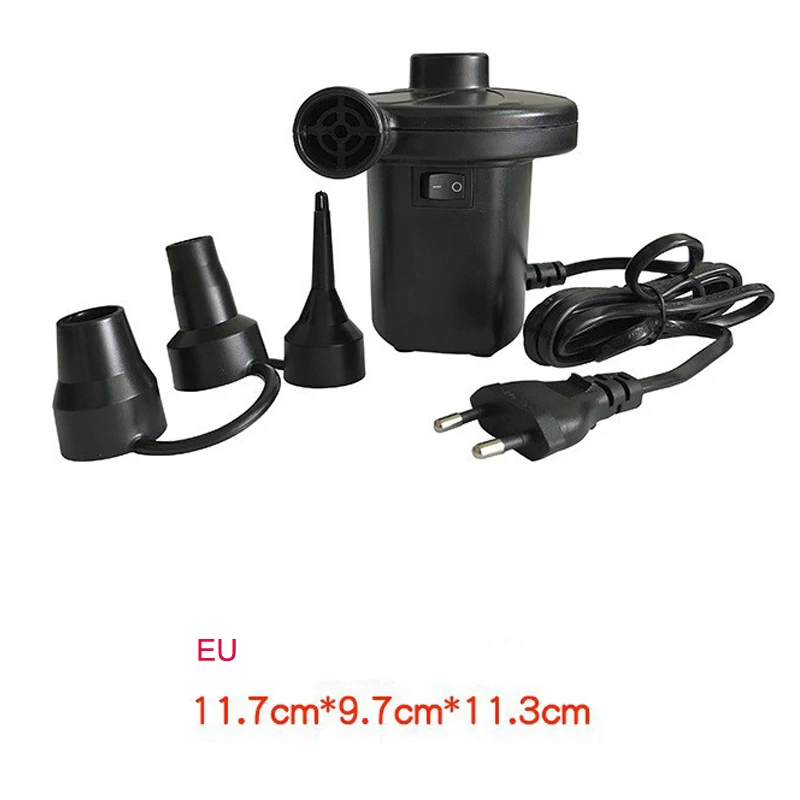 Electric Air Inflator for Camp Mattress, Hand Pump for Inflatable Beds, Bed Cushion, Foot Pedal for Swimming Floats, Yoga Balls