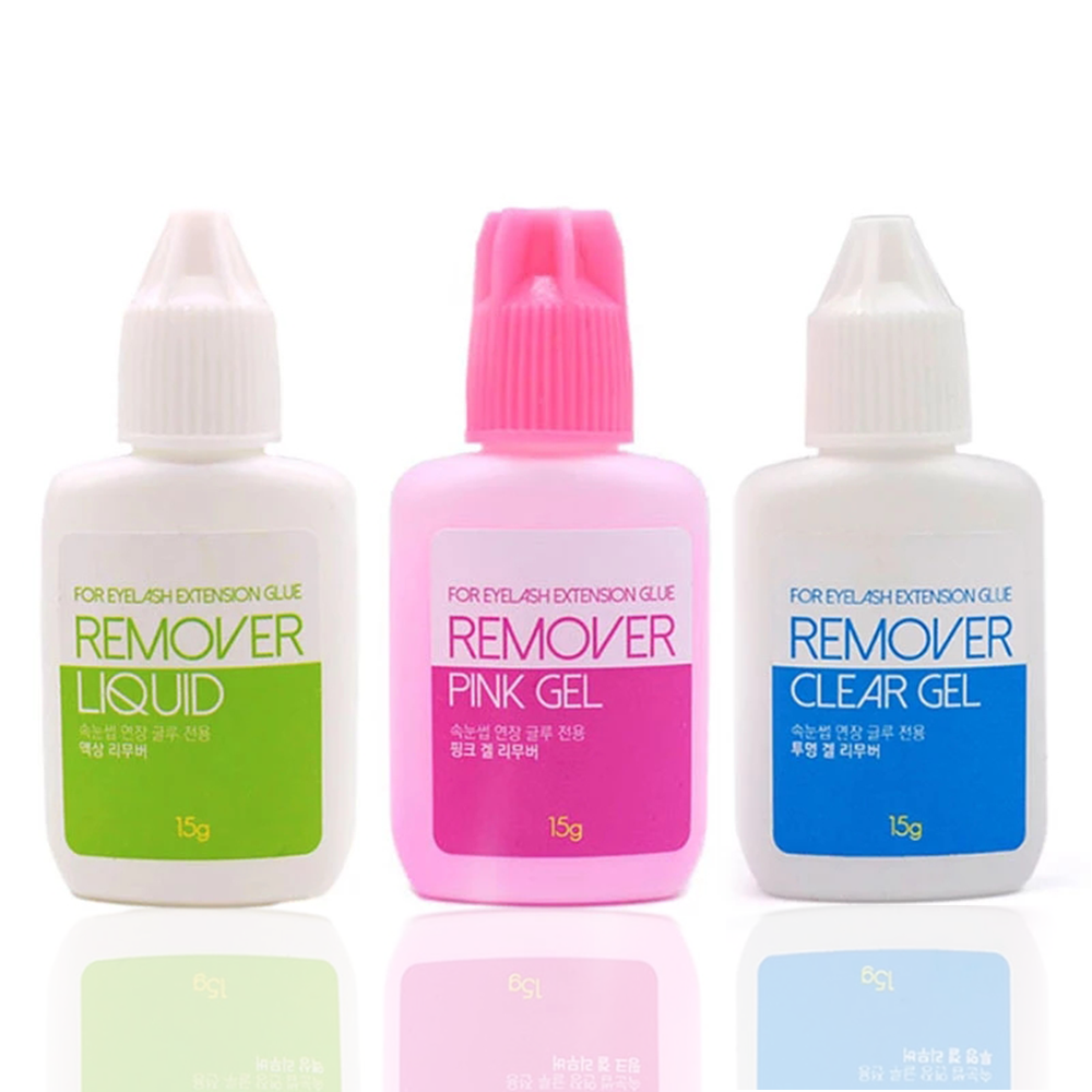 Sky Korea 15g Remover Liquid for Eyelash Extensions Glue Wholesale Clear Gel Cleaner False Lash Removal Liquid Professional Use