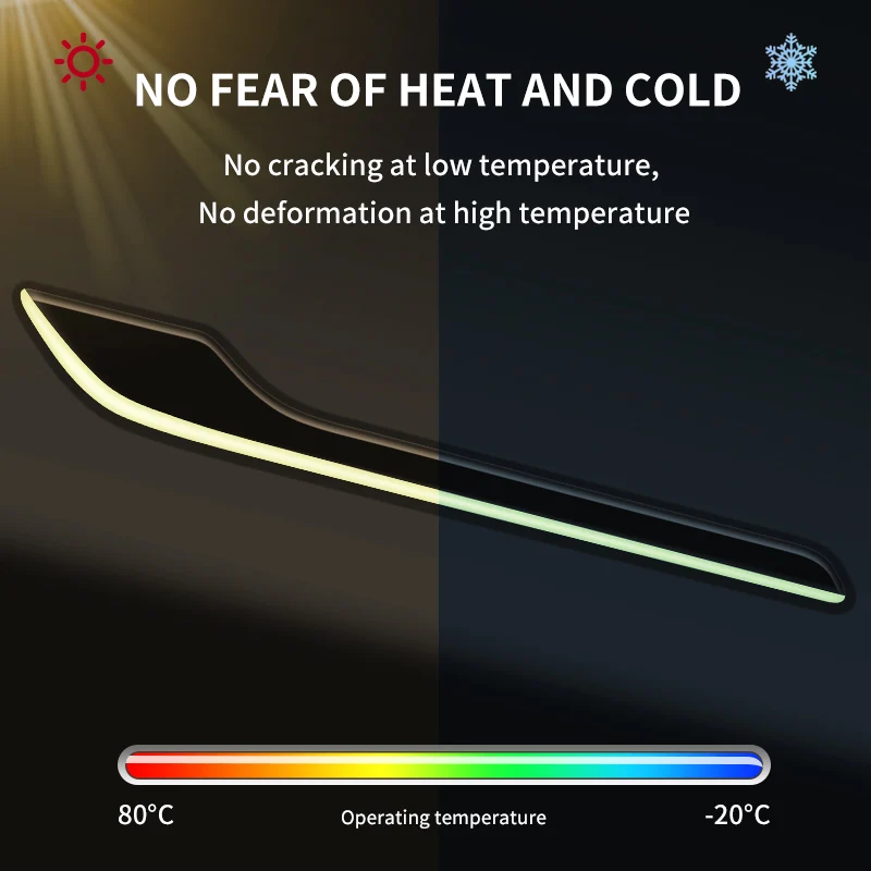 Model 3 Tesla For 2018-2023 2024/Model Y Night Light Door Handle Protector ddmysmile Luminous Handle Sticker Car Exterior Accessories Smile 2024/