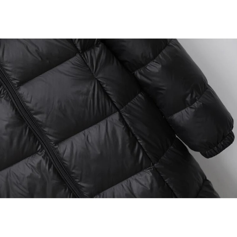 SEDUTMO winter long womens down jacket ultra-thin thick hooded jacket autumn casual inflatable jacket ED919 241108