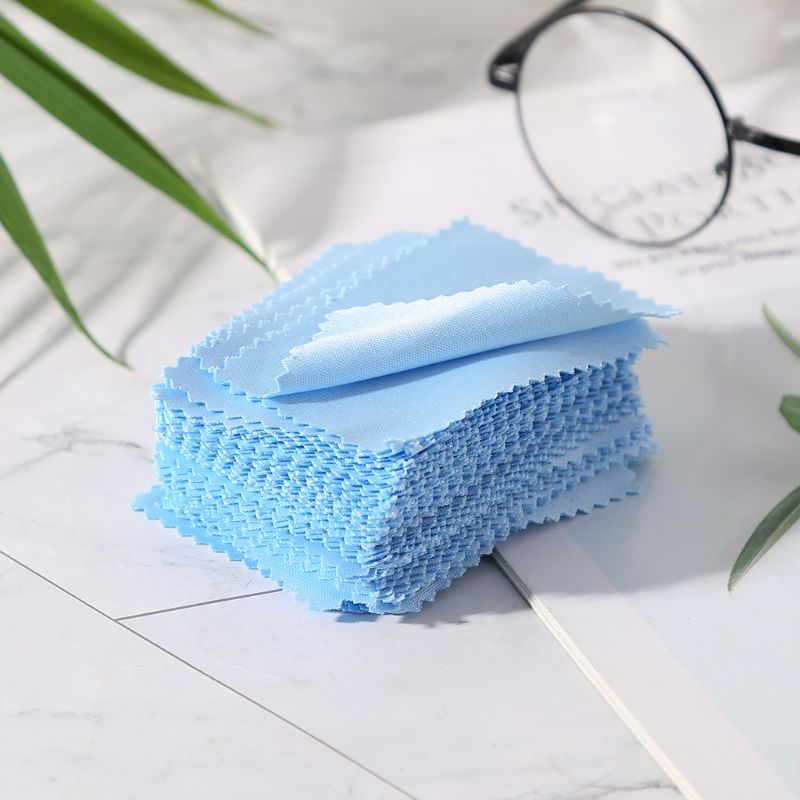 2026 New 100 Pcs/Pack Glasses Cloth Lens Cleaner Dust Remover Portable Wipes Non-Woven Fa Drop Shipping Free Shipping