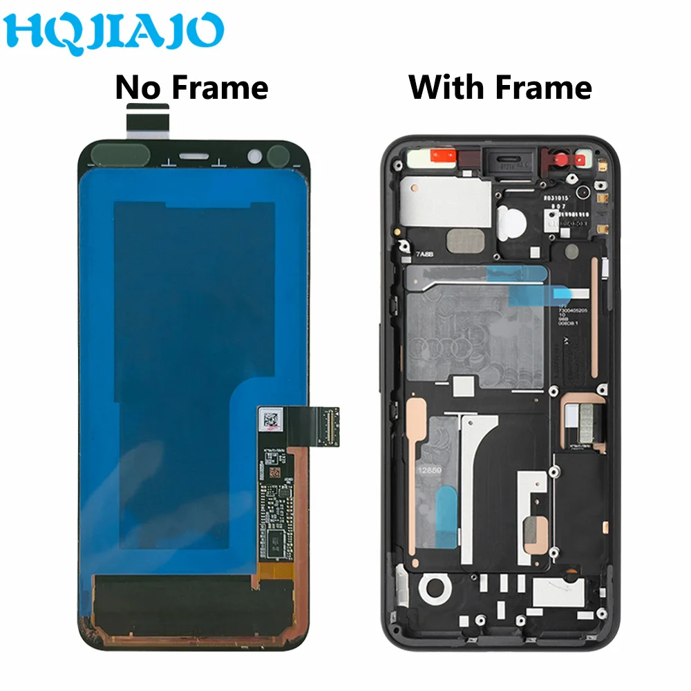 100% Tested AMOLED 5.7" For Google Pixel 4 LCD Display Touch Screen Digitizer Assembly Replacement For Google Pixel4 Display LCD