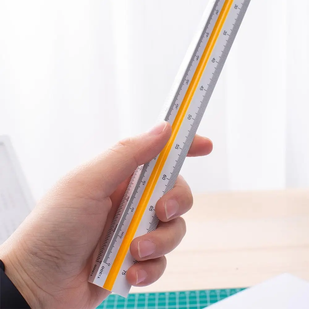 30CM Drafting Tool Design Ruler 2025 Student Triangular Ruler Technical Ruler Architect Engineer new Scale Ruler