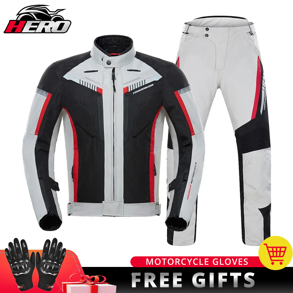 HEROBIKER Motorcycle Jacket Waterproof 2025 Winter Cold-proof Motocross Jacket Motorbike Windproof Riding Clothing new Protective Gear