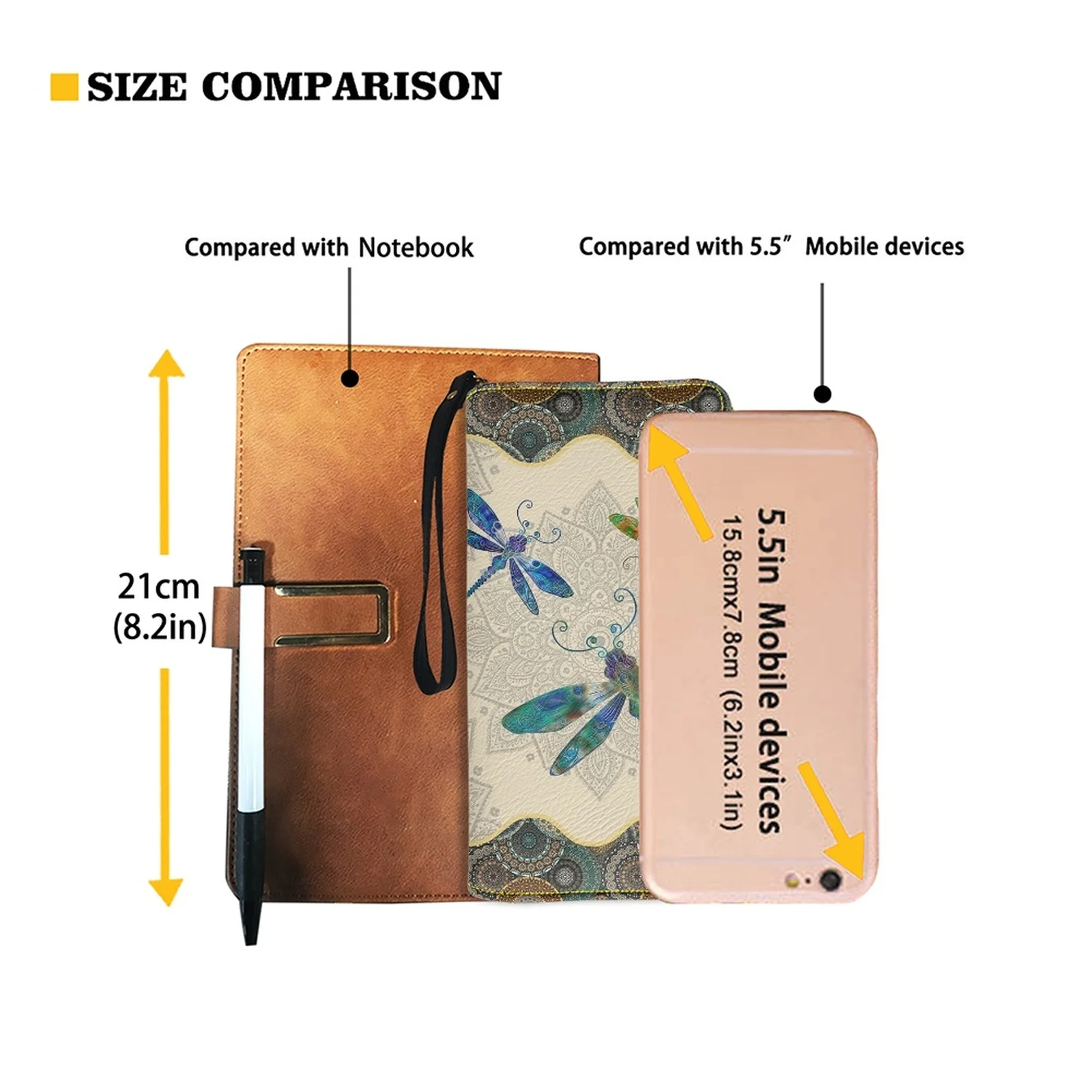 Belidome Mandala Dragoy Gift Cute Wristlet Wallet for Women PU Leather Zip new Around 2025 Purse RFID Blocking Card Holder Clutch Bags