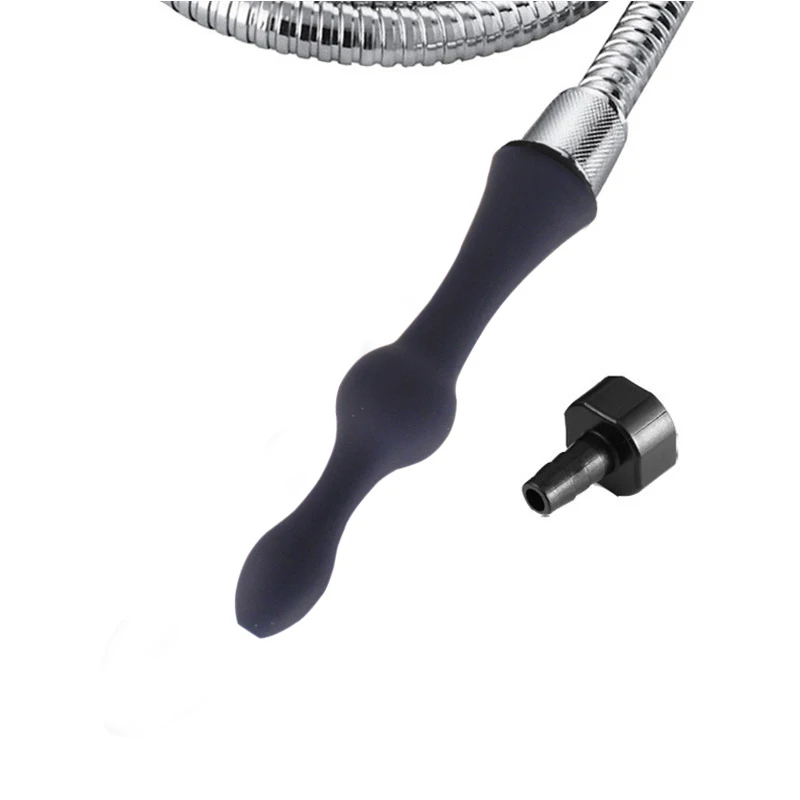 WETIPS Silicone Shower Enema Anal Cleaning Anus Cleaner Douche Lavativas Nozzle Toilet Bidet Shower Bidet sprayer Enema Washer