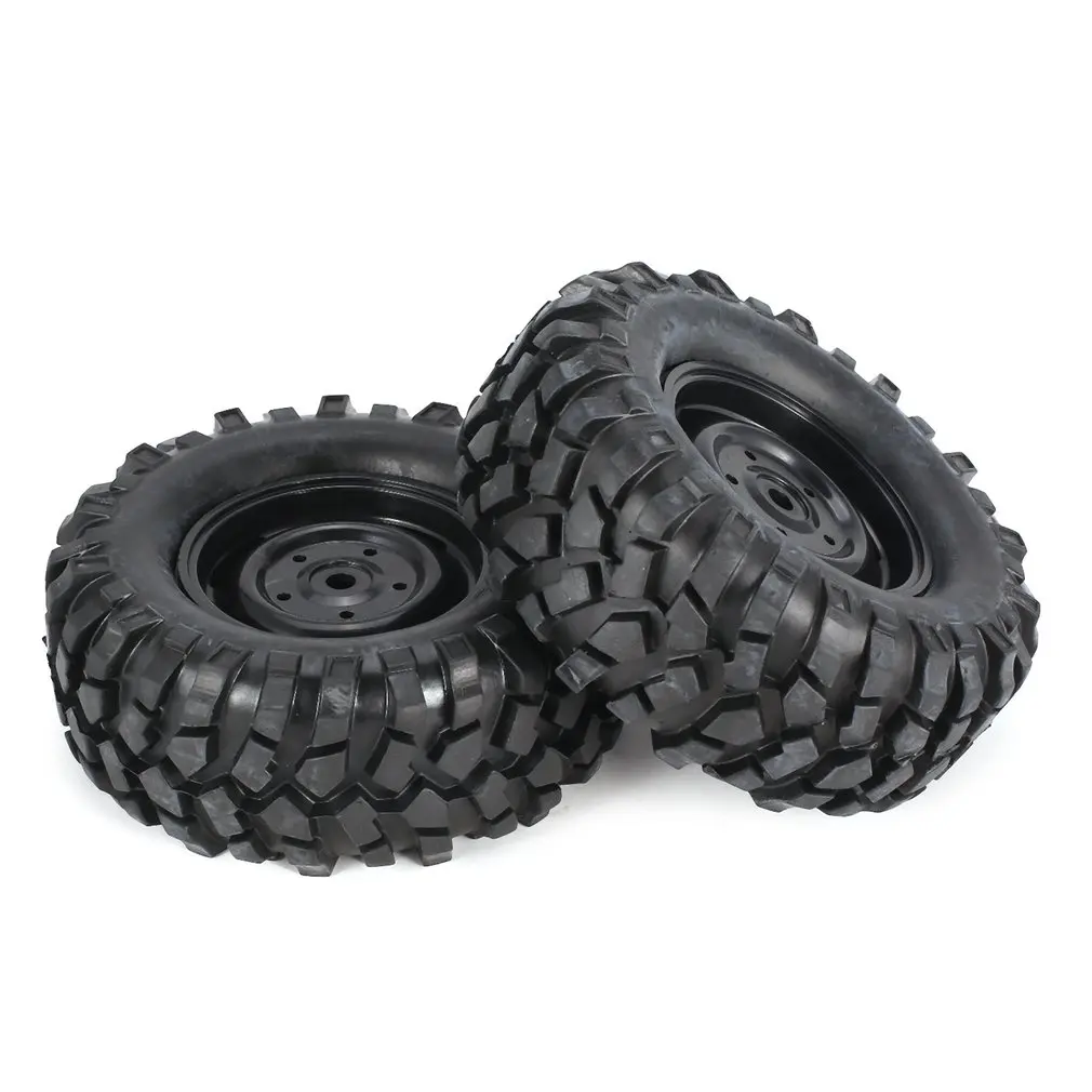 4Pcs 96mm 110mm 1.9 Inch Rubber Wheel Rim Tire Beadlock for 1/10 RC Crawler Car HSP Redcat Traxxas AXIAL SCX10 90046 RC4WD