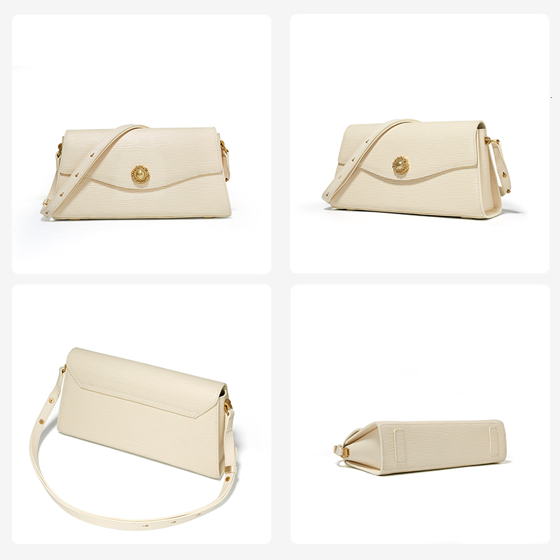 New Trendy Ladies Shoulder Bag Retro Simple Messenger Fashionable Underarm Designer Handbag Patent Leather Cover Style BagVoyage