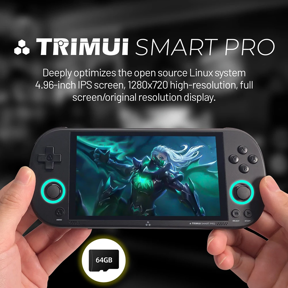 64/128/256GB Game Storage Card Built-in 10000+/20000+/30000+ Game Gaming Memory Card for TRIMUI Smart Pro