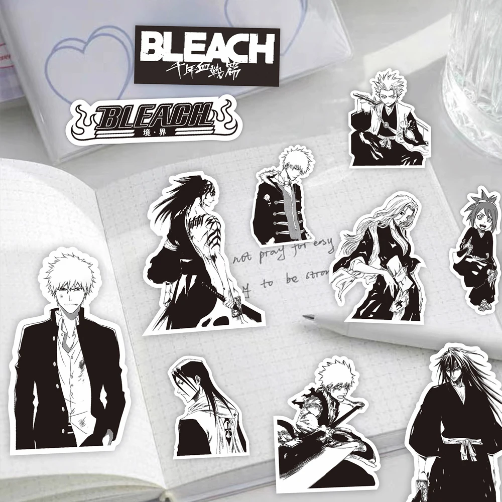 10/30/75PCS Fun Anime BLEACH Waterproof Graffiti new Sticker 2025 Laptop Computer Car Phone Case Carrying Case Guitar Waterproof Sticker