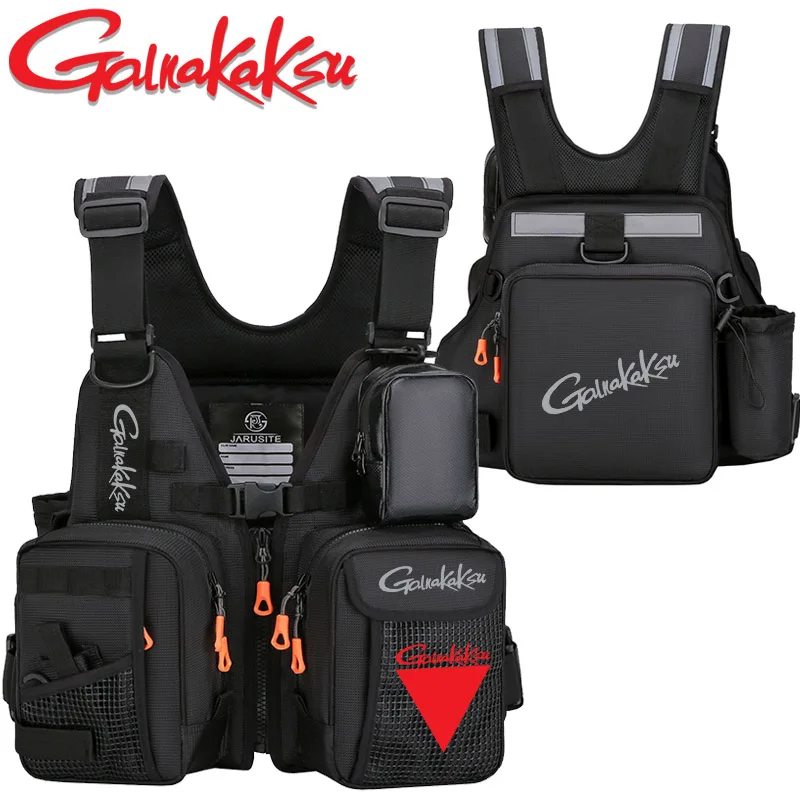 Fishing 2023 New Reflective Life Jacket Vest Large Size Multi Pocket High Buoyancy Fishing Vest Outdoor Survival ddmysmile Life Vest Smile